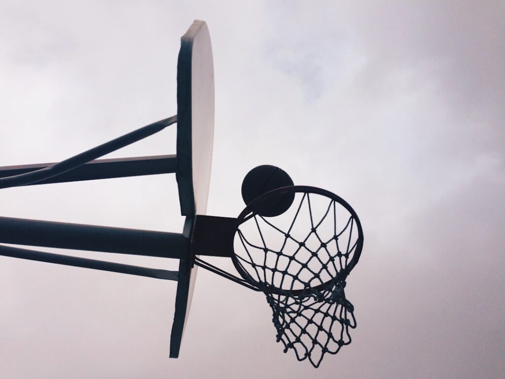 Photo basketball hoop